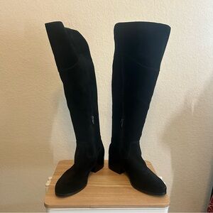 Vince Camuto Black Over the Knee Boots